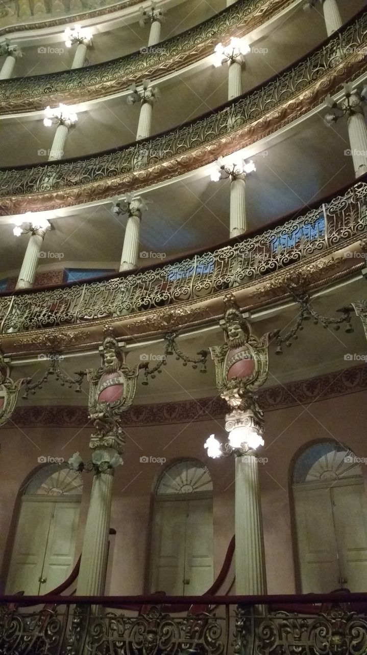 Old theater balcony
