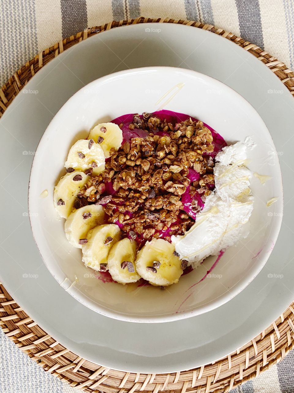 A delightful bowl full of powerhouse foods beautifully paired together that is delectable to the pallet and the eyes