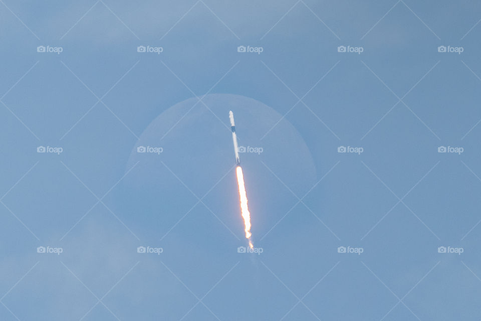 SpaceX/NASA Rocket Launch from Cape Canaveral, May 30th, 2020.