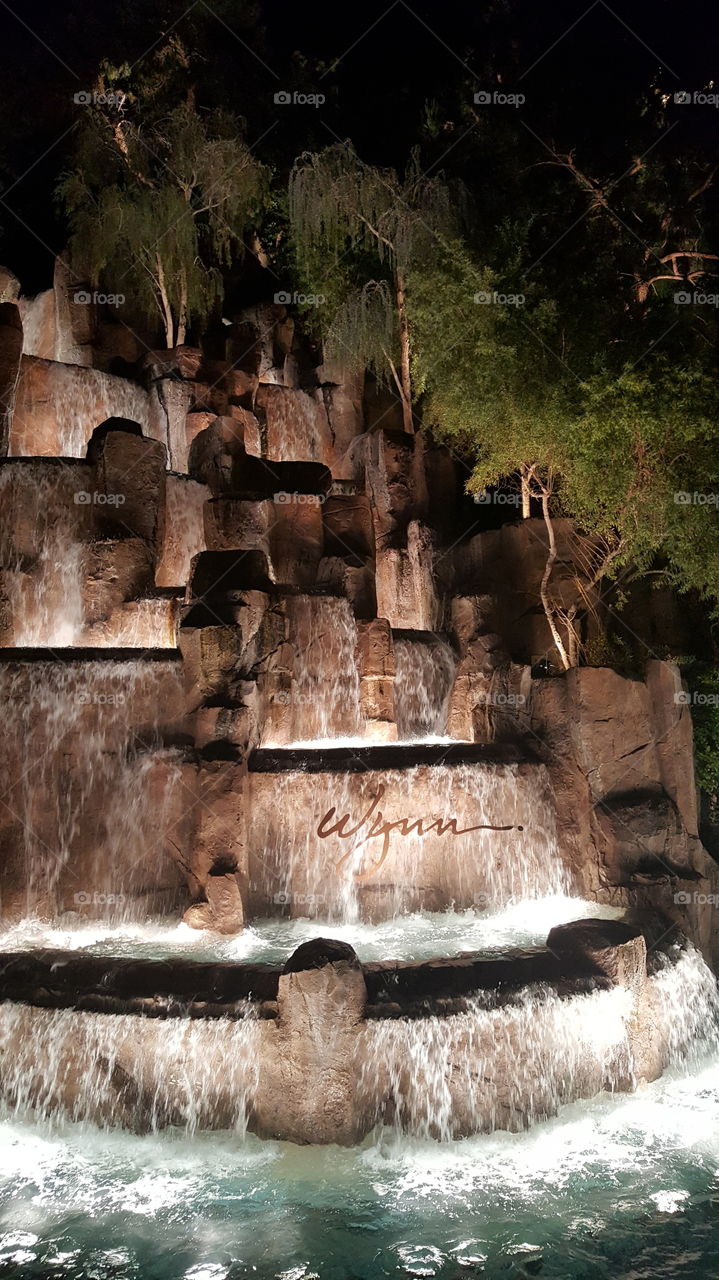 Waterfalls at Wynn