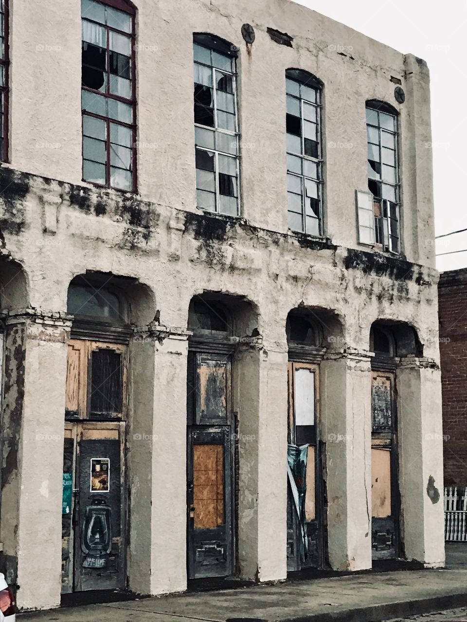 Downtown Jefferson Texas Old Abandoned Building