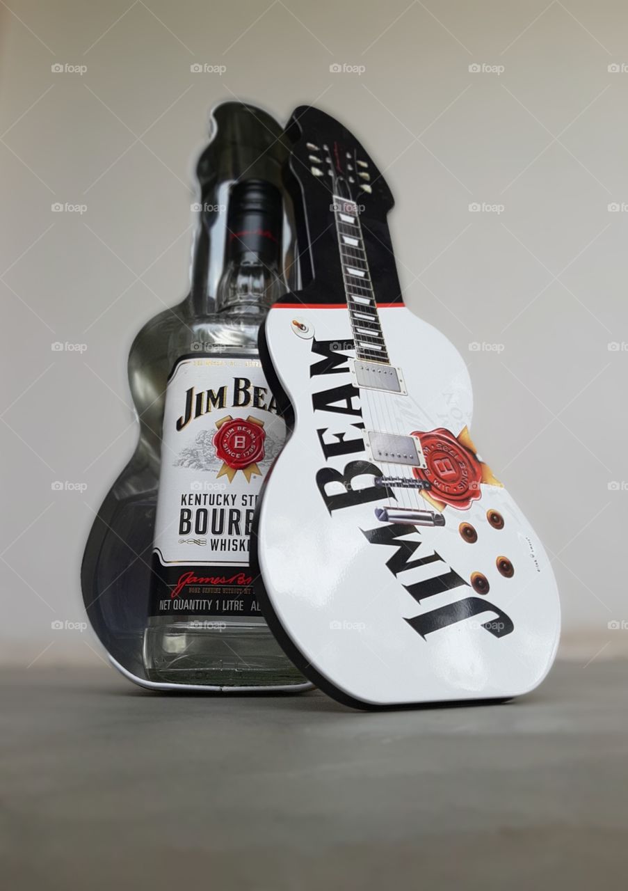 HAPPY NEW YEAR WITH JIM BEAM  WHISKEY