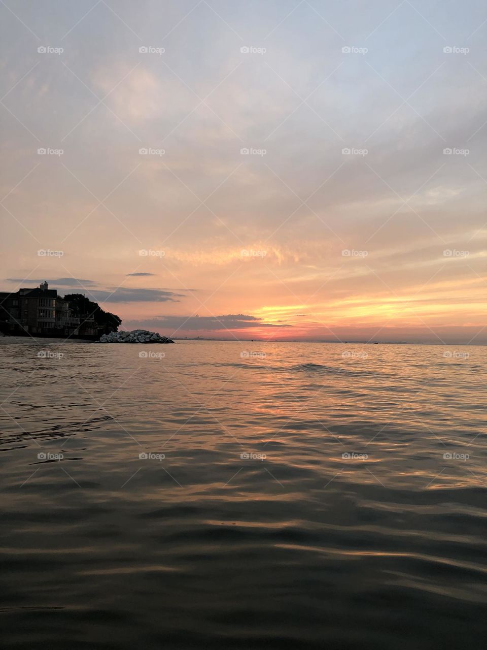  Warm sunny day with the sun going to sleep for the night. Seeing the beautiful sun rays calling out to us! 