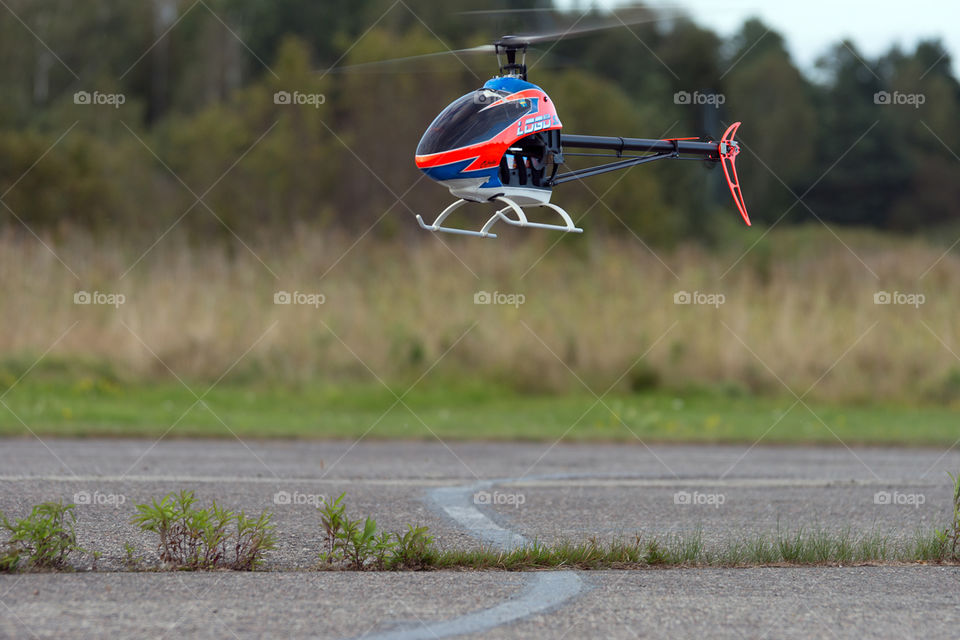 RC helicopter. Radiostyrd helikopter 