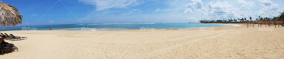 White Sand Beach in the Dominican Republic