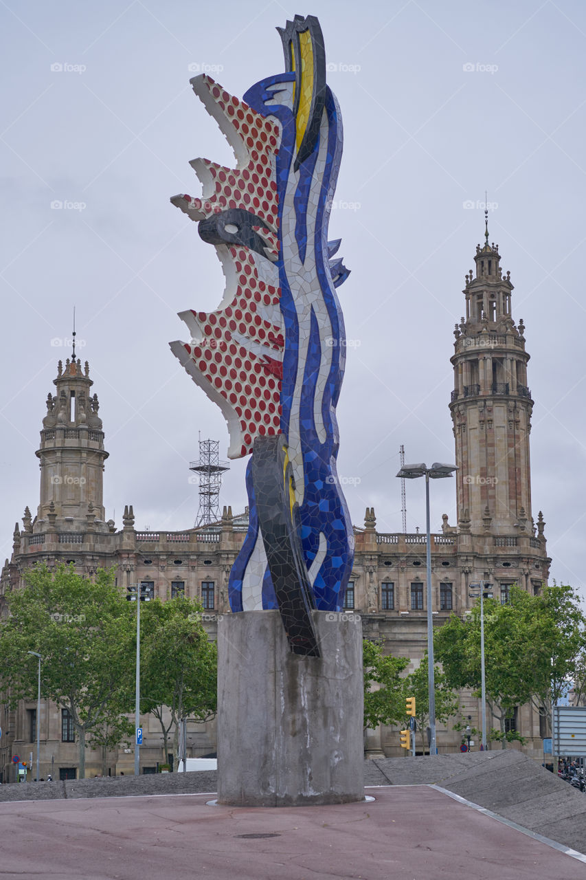 La cara de Barcelona by Roy Lichtenstein