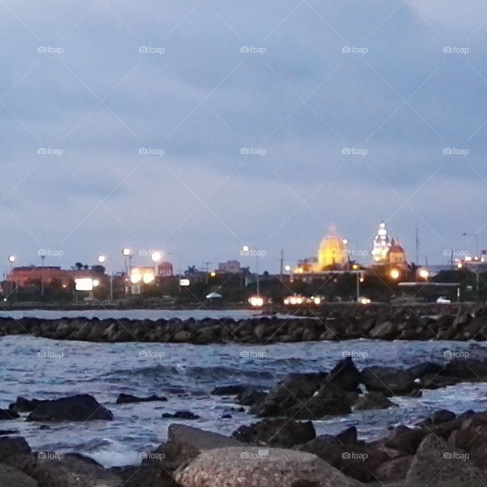 Cartagena al atardecer