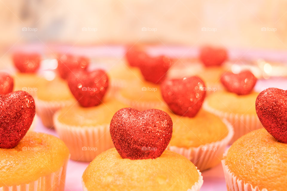 Valentine's muffins.