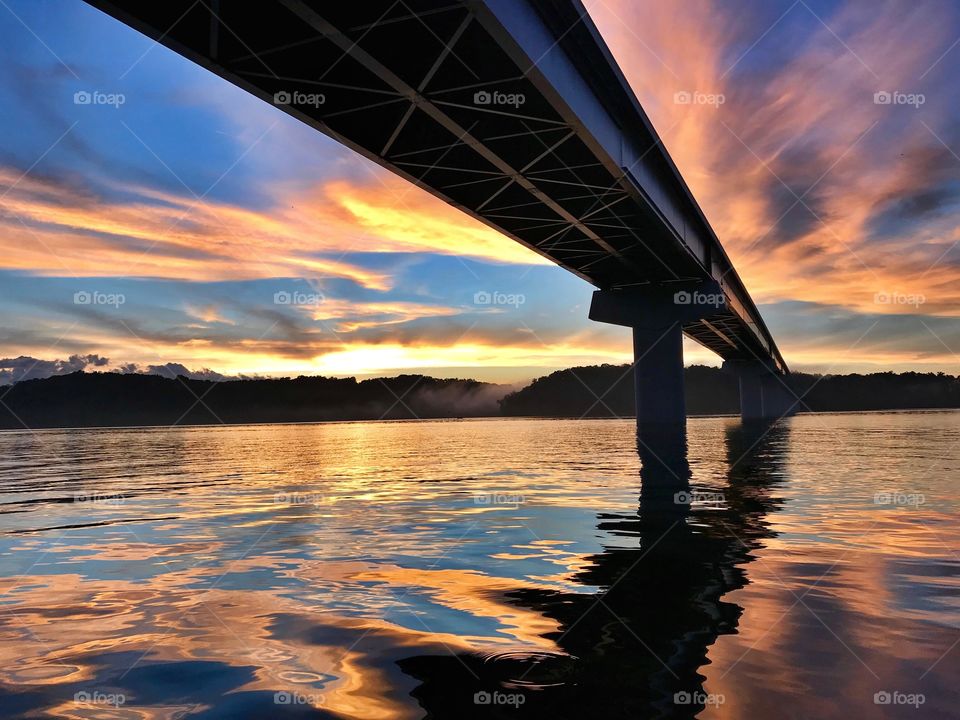 Sunset Bridge on the Chick
