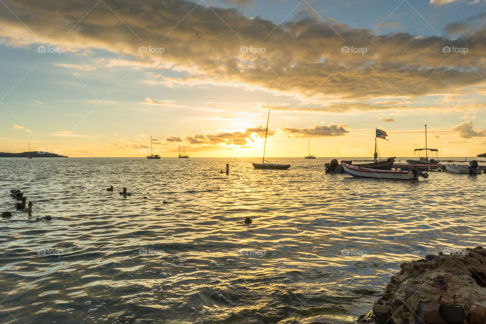 sunset cabo rojo Puerto Rico beach