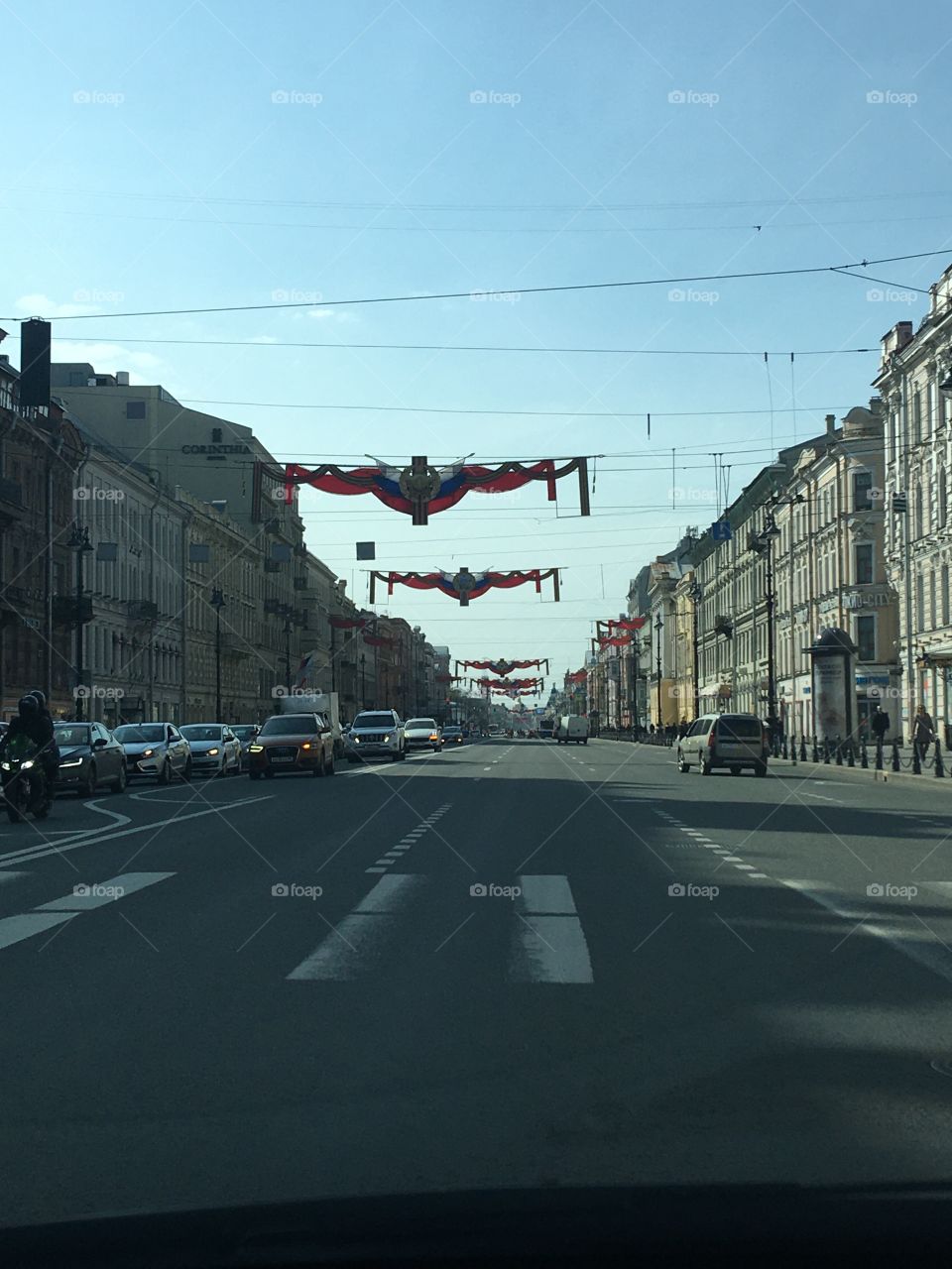 Nevsky Prospect in St. Petersburg, May