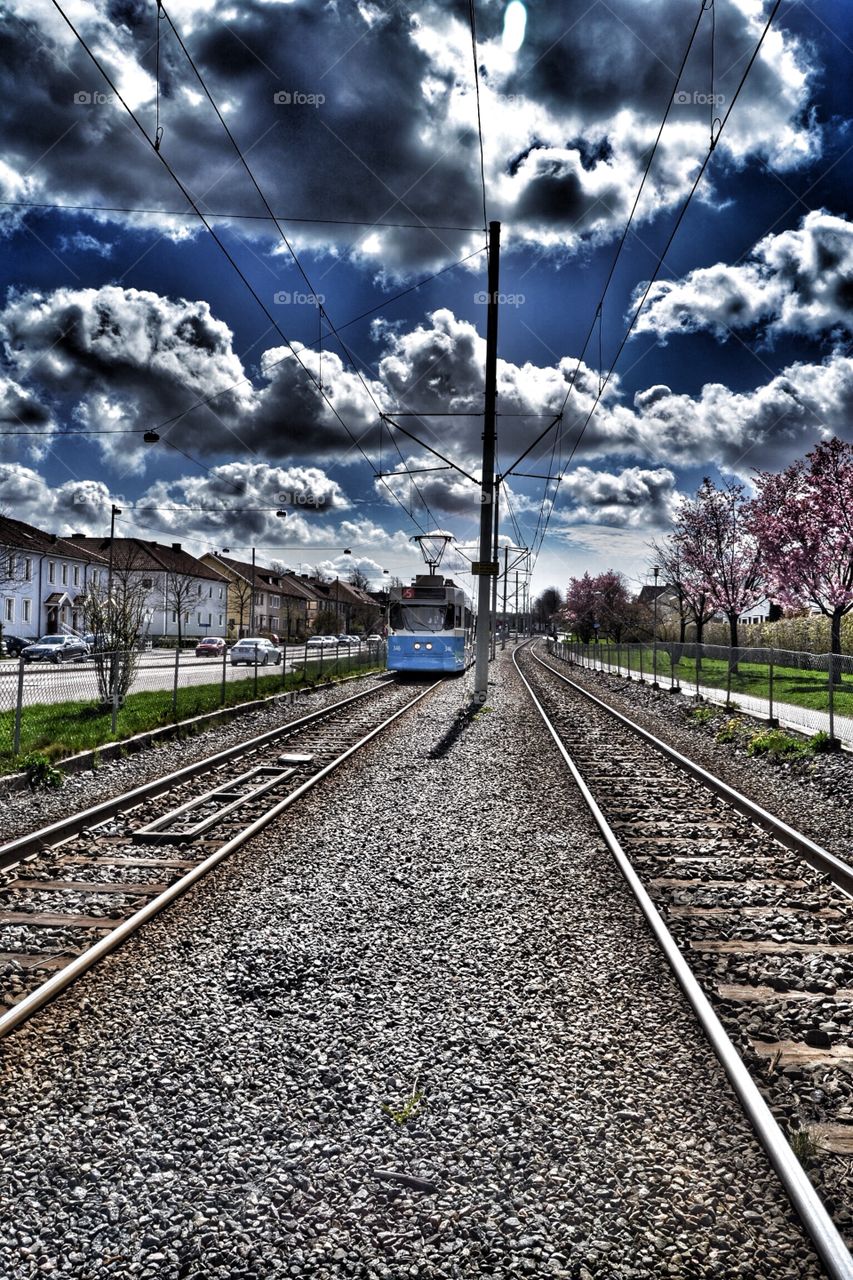 Tram in Gothenburg . Tram in Gothenburg 