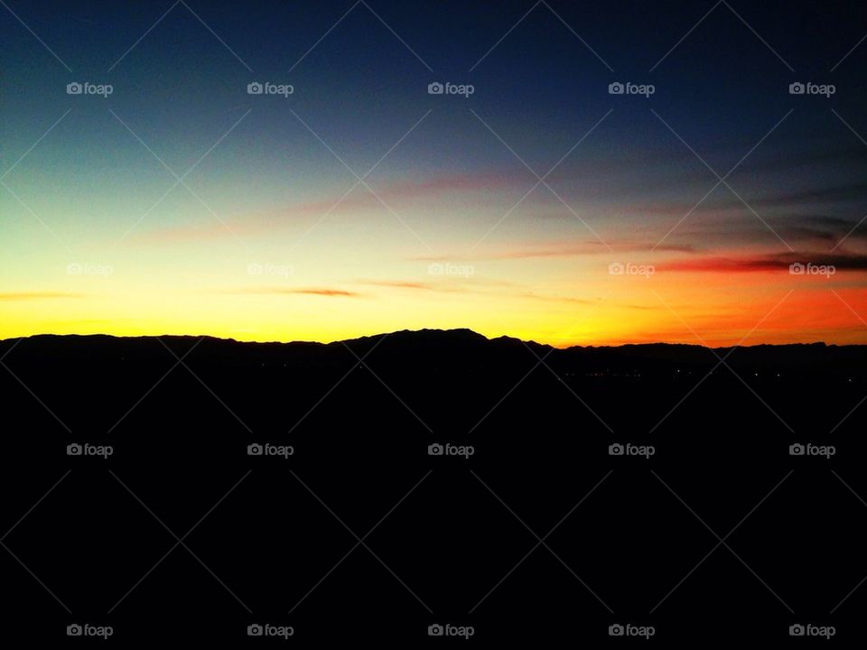 Vegas sunset