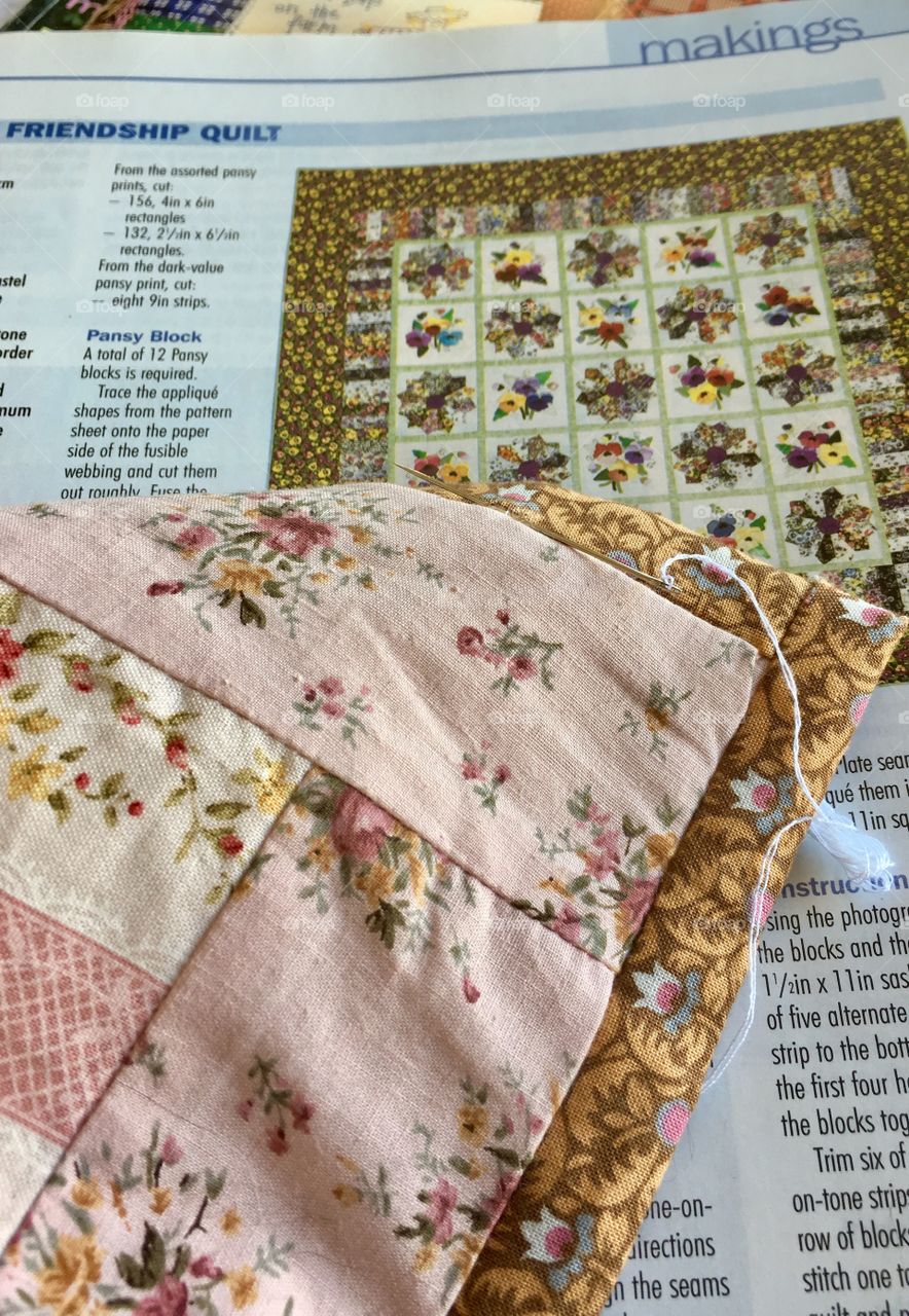 Sewing a friendship quilt this Fall
DIY FOAP mission