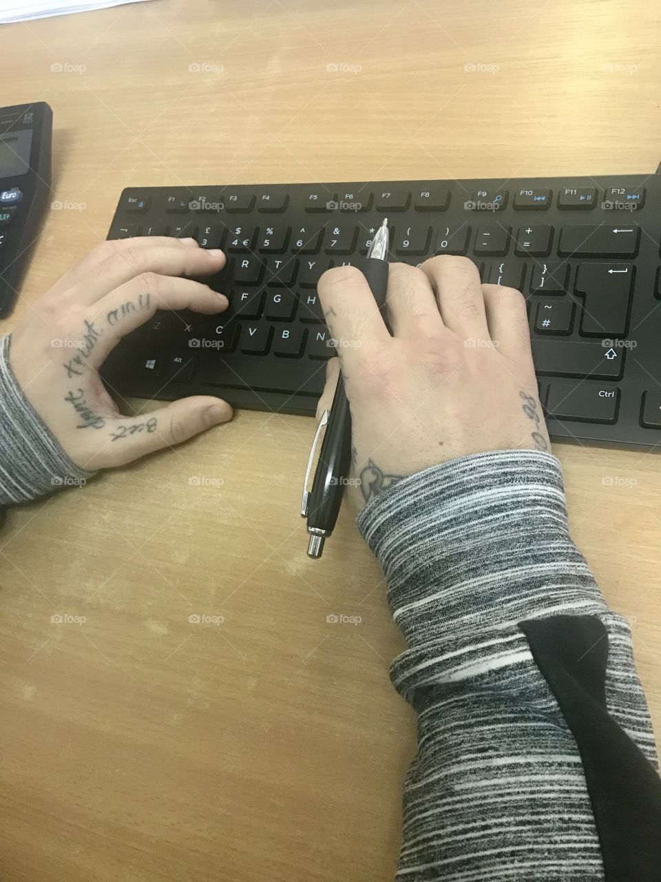 Working hands 