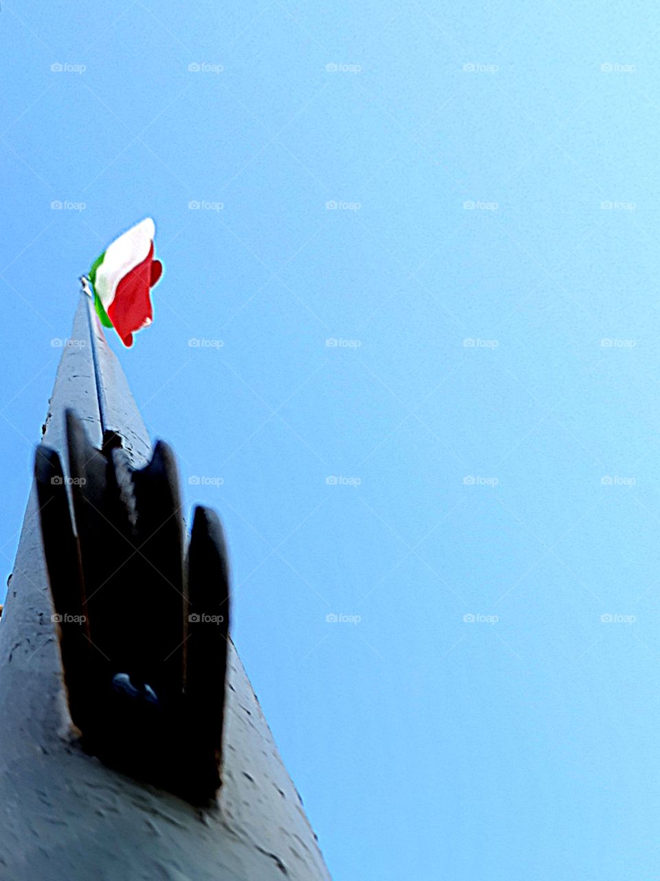 Half mast italian flag