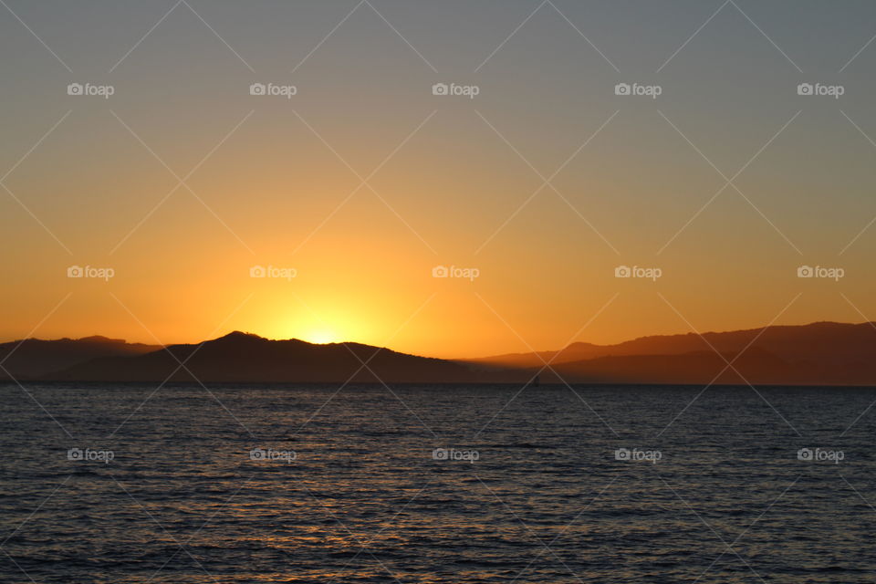 Sunset, Dawn, Water, Evening, Sun