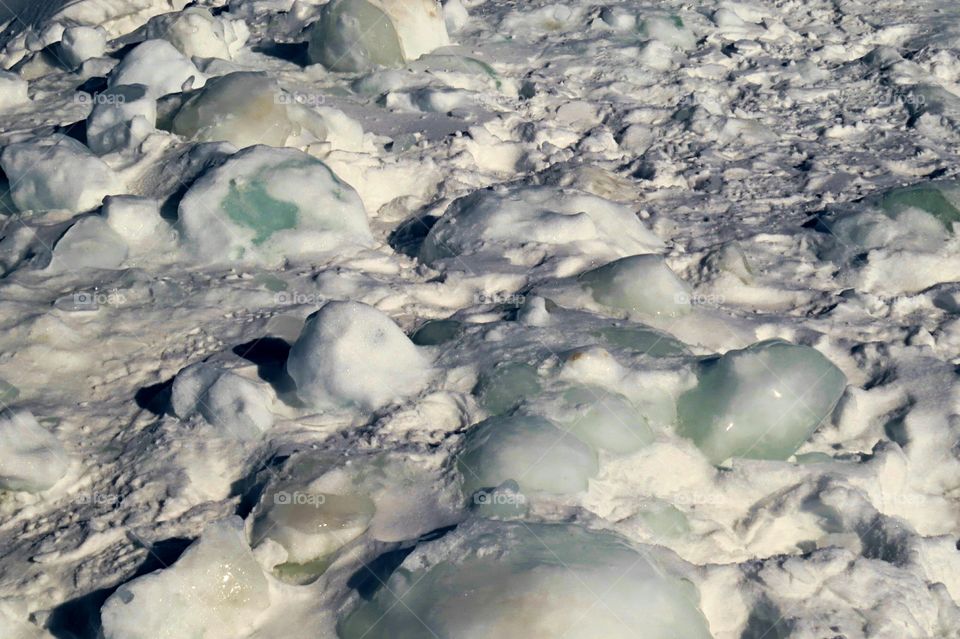 Rare Ice Balls on  Lake MI