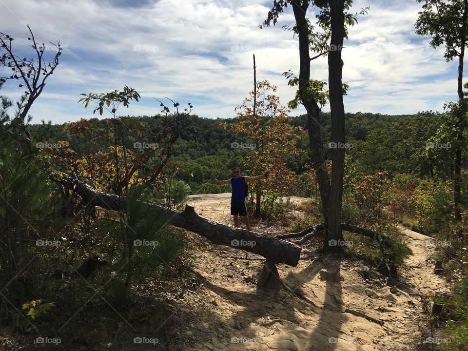 Red river gorge hiking trail Lexington ky