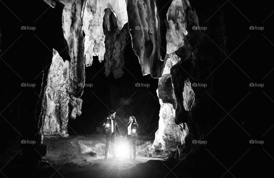 This photo was taken inside the Cave it was so much fun and adventurous.