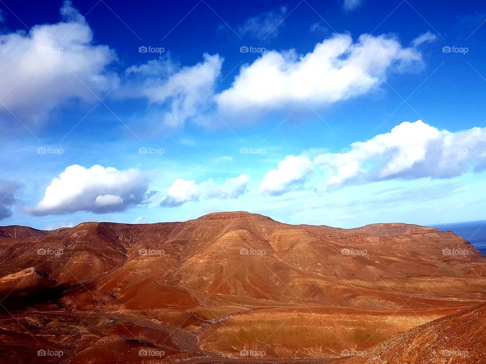 Landscape en Fuerteventura Canary Island