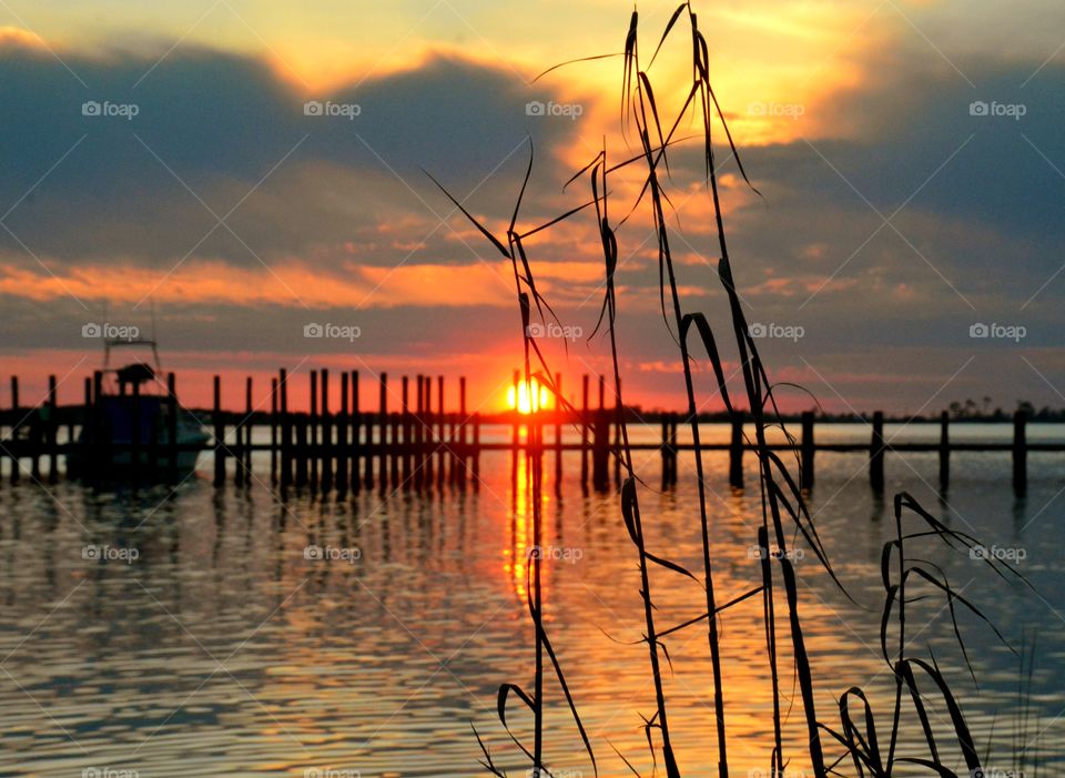 Sunset from the beach