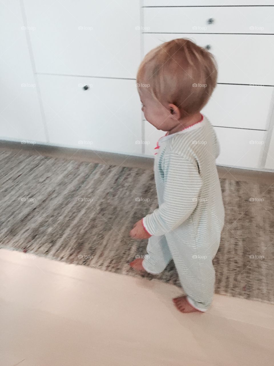 Baby walking