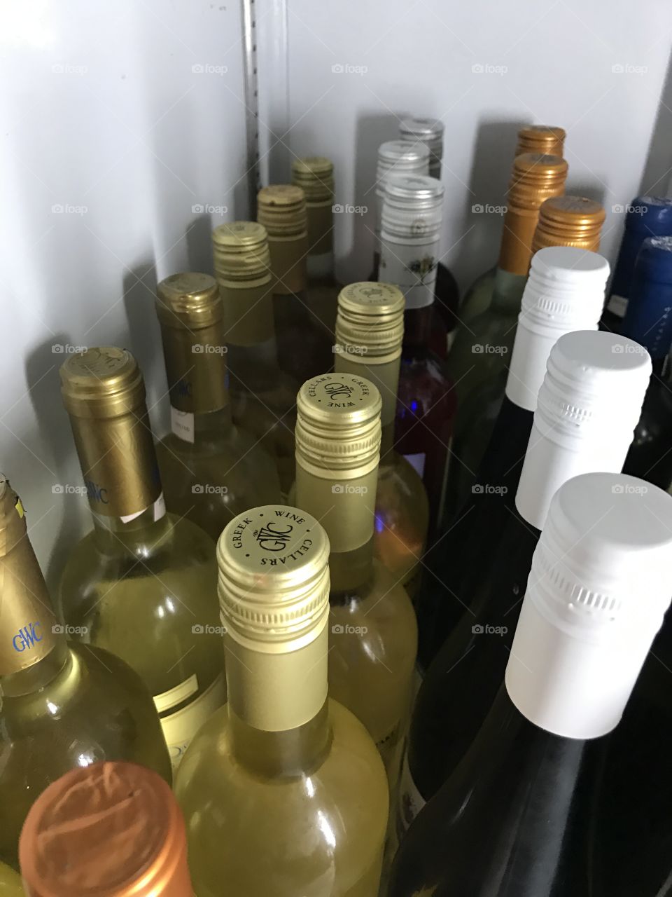 Would you like a bottle of Greek white wine?  All crisp and delicious 