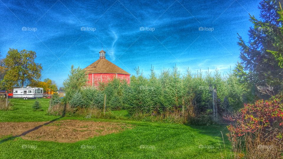 Architecture. Octagonal Barn