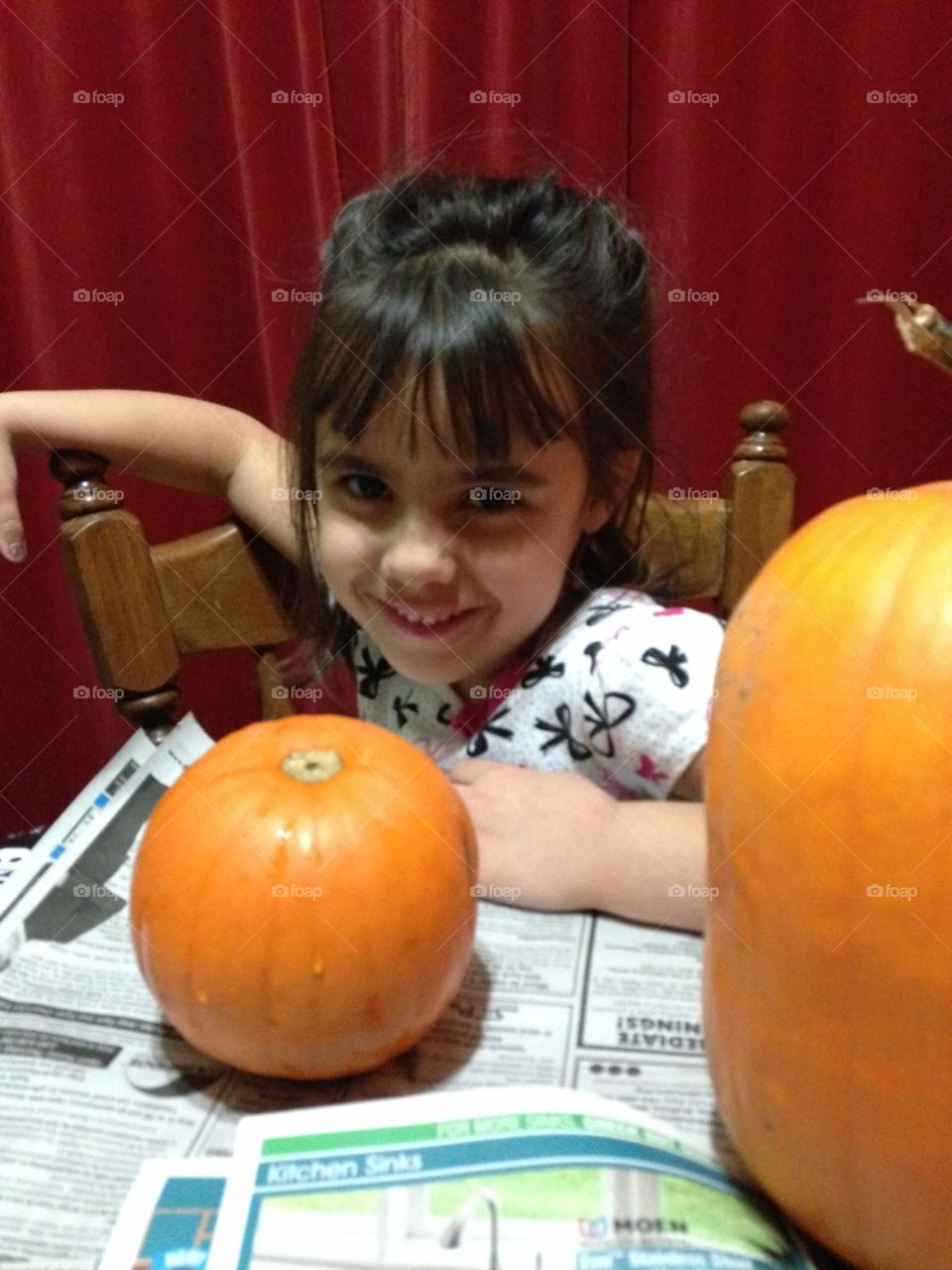 Girls lil pumpkin!