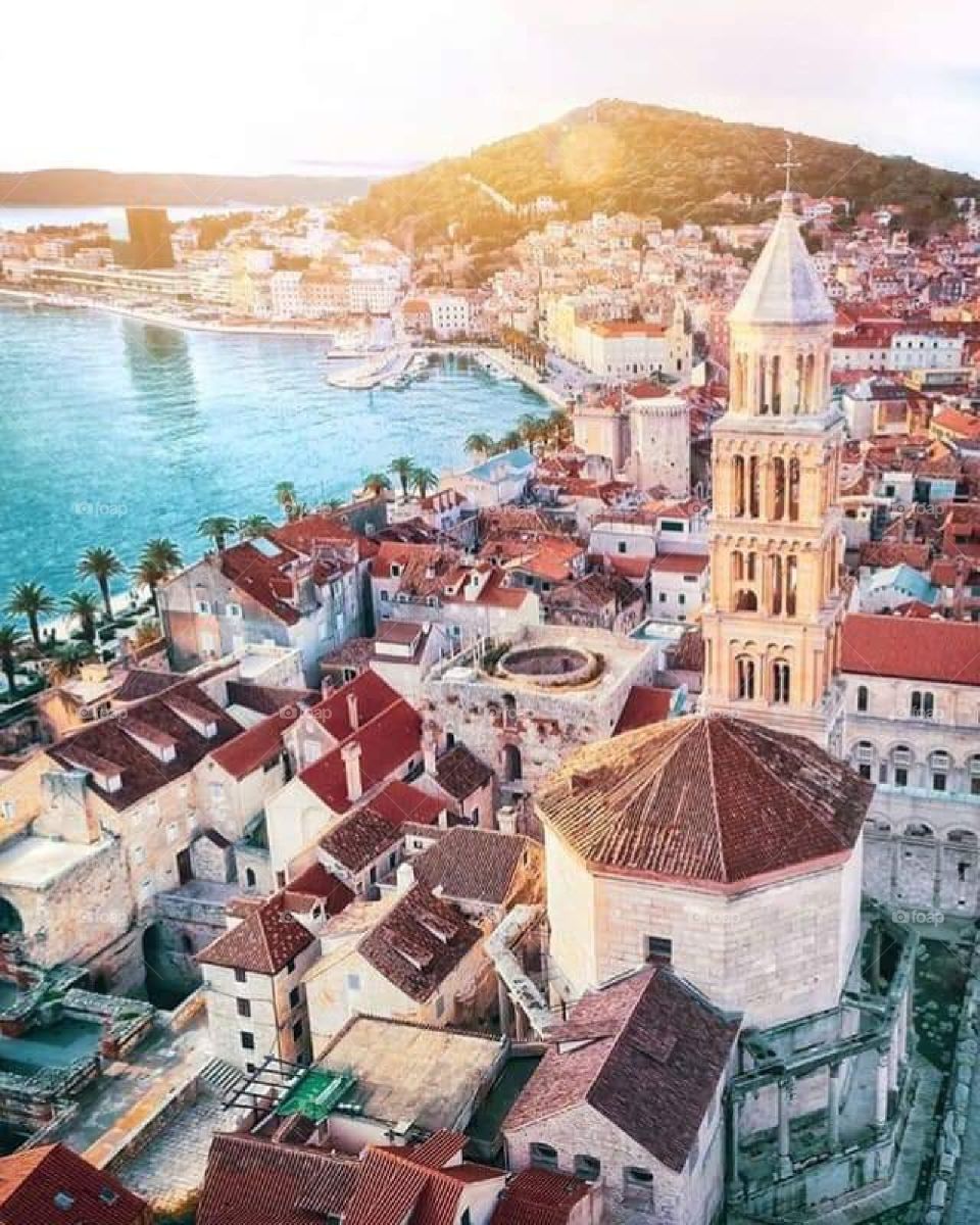 Split city from croatia