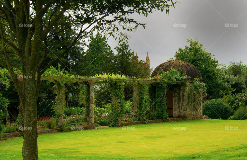 garden england church pergola by resnikoffdavid