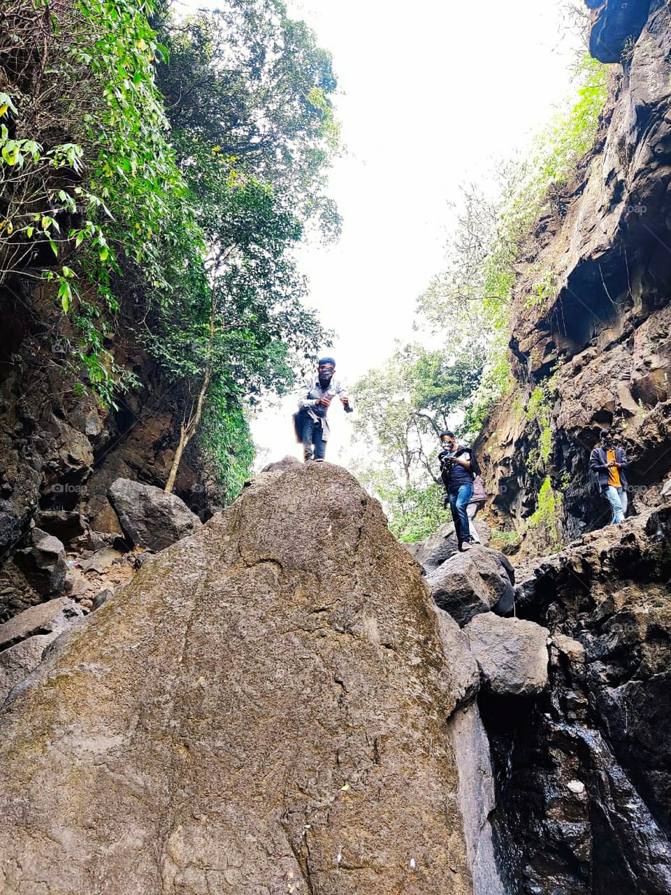 Sandhan Valley with friends Akole Ahmadnagar