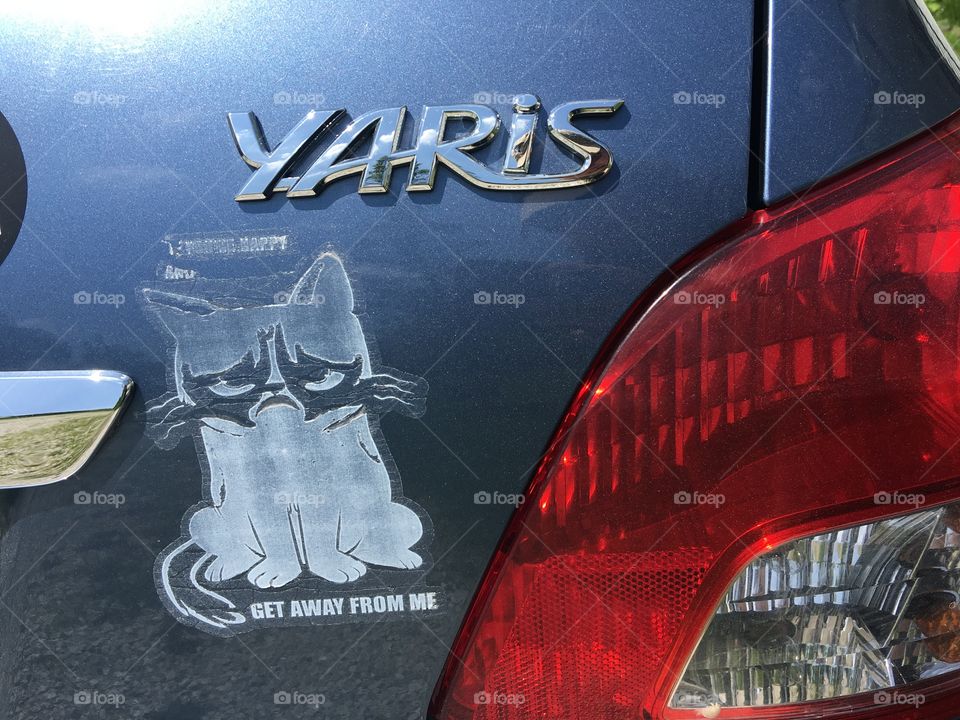 Close ups of a 2007 Toyota Yaris