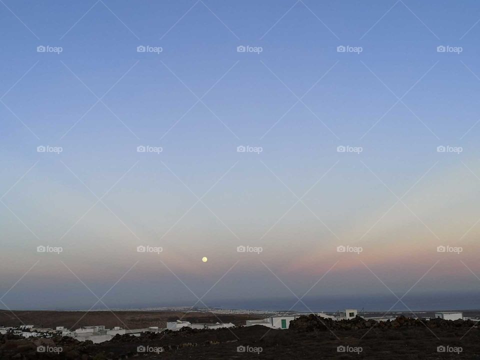 Sunset from Tias Lanzarote 