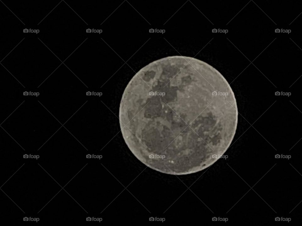 The Blue moon, the second full moon in a month. Taken August 2023