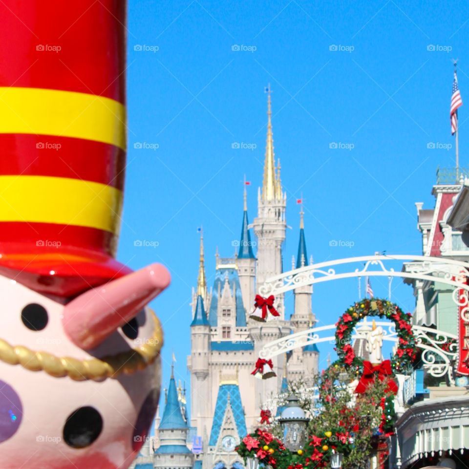 Christmas at Disneyworld Magic Kingdom