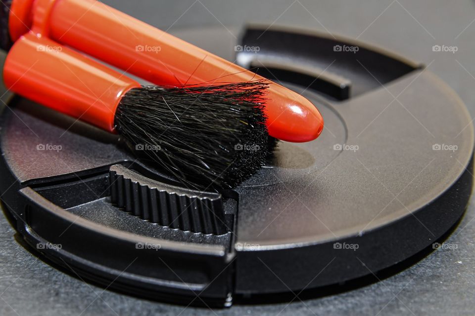 camera lens cleaning brush