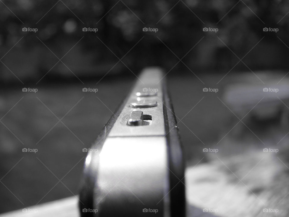 macro black apple iphone by annas46