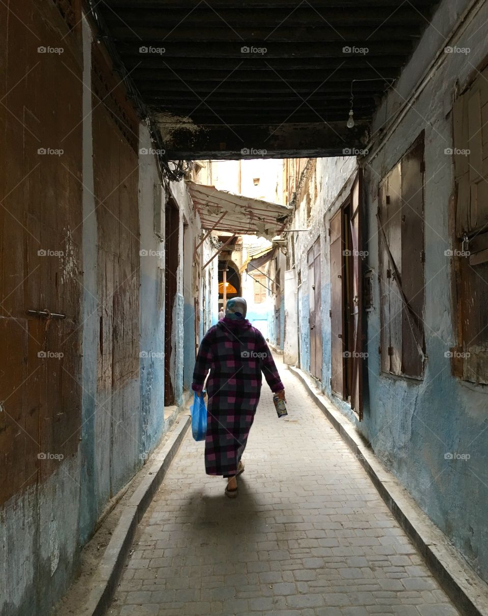 Street, People, Alley, City, Travel