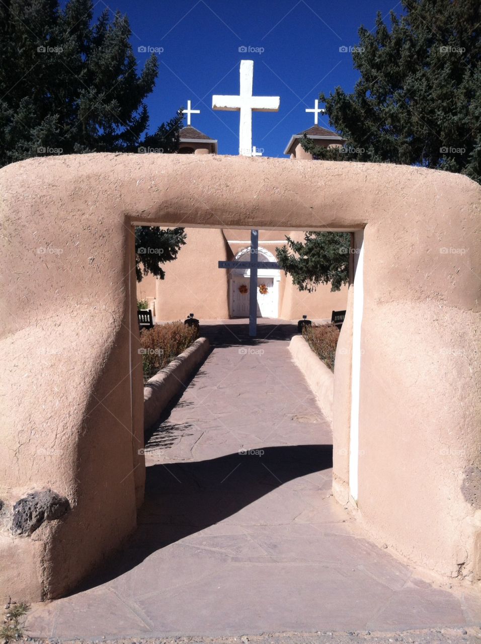 Famous Historical Church, Taos, NM