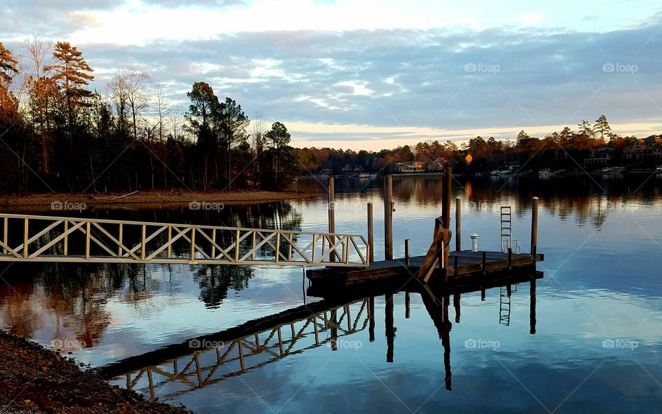 evening by the dock