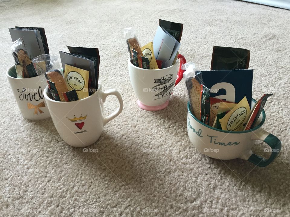 Mug 'O Goodies. Baby shower game prizes 