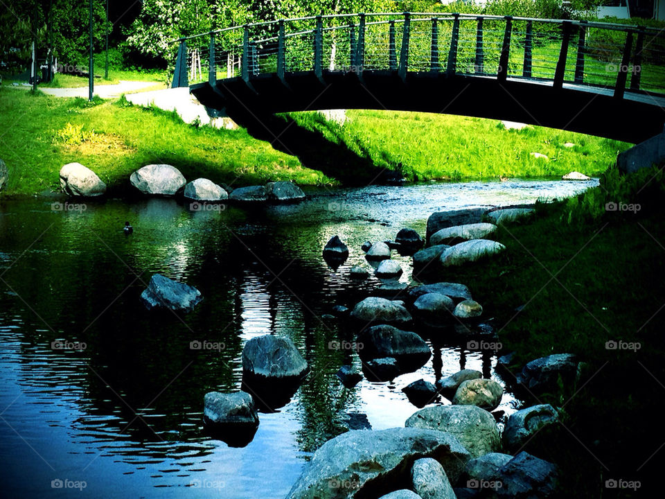 water park stones bridge by kaasarod