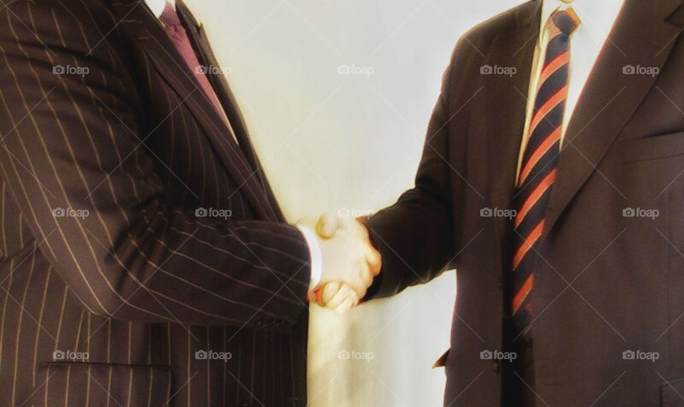 Men. Handshake 