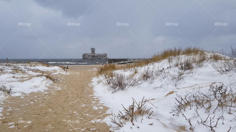 Winter, Snow, Landscape, Water, Cold