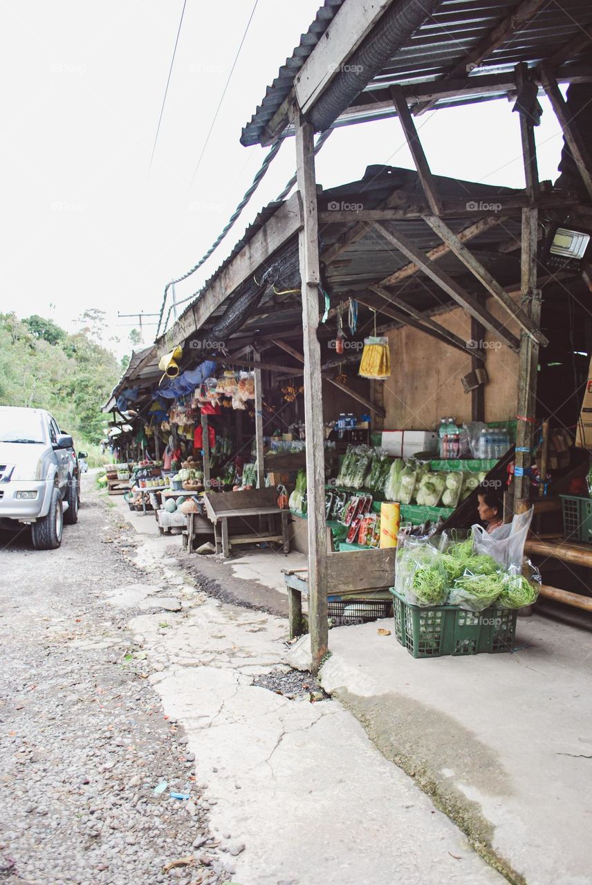 Vegetable stall