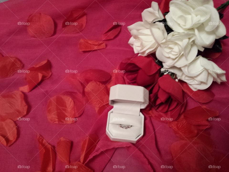 It's all about the red roses