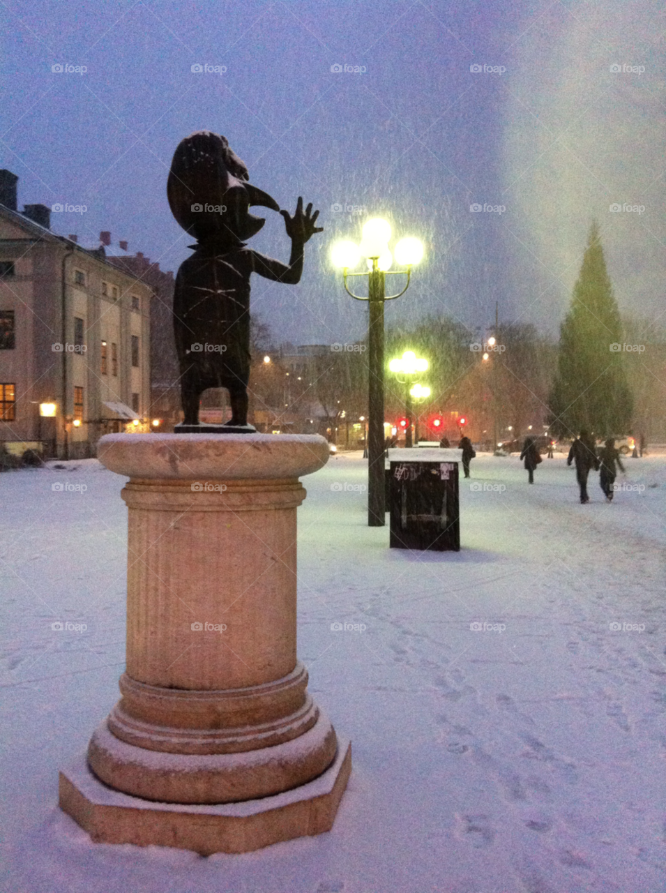 stockholm snow winter square by tild