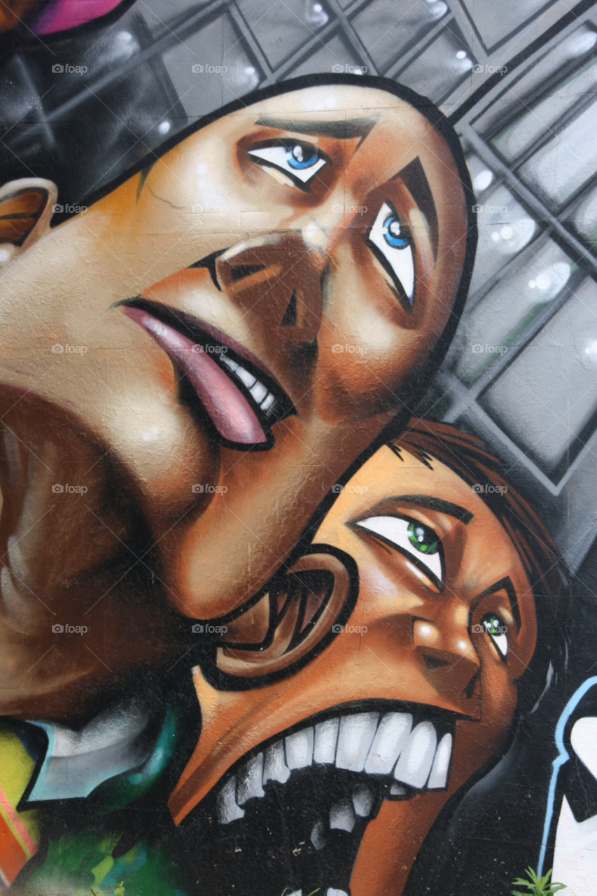 brighton graffiti faces by gary.collins